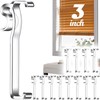 3 Inch Valance Clips, Clear Plastic Valance Clips for Horizontal