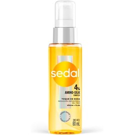 Sedal Sérum + Óleo para Cabello Toque de Seda, 4% Amino-Silk Complex. 100 h de Suavidad en 1 min*. Cabello 100% más Sedoso. Control del Frizz*, 60 mL