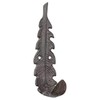Cast Iron Decorative Feather Hook 6" - Decorative Wall Hook