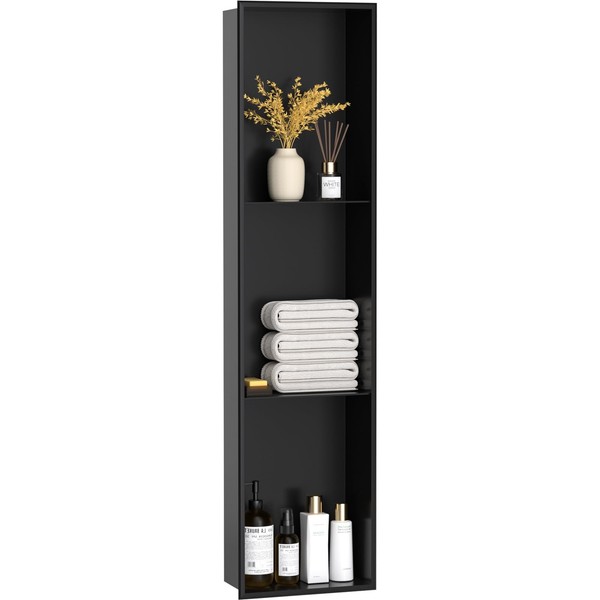 BLYLUND Shower Niche NO Tile Needed 8" x 36" Stainless