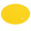 5Pcs Silicone Trivet Mat Square Round Honeycomb Hot Pad Non