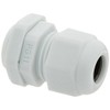 White Plastic PG11 Strain Relief Cord Grip Cable Glands for