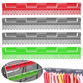 Lithyc Pack of 4 sock dryers for hanging, laundry hanger, small parts holder for washing stand, hanging on the wall, sun drying sock clip, suitable for socks, towels, gloves