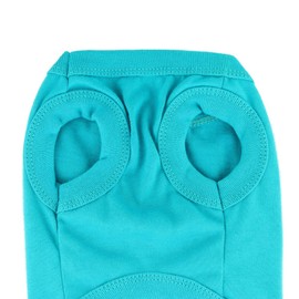 Elledia Summer Solid Color Dog Clothes for Small Dogs, Breathable Cotton Cat Shirts for Cats, No Printing Yorkie Clothing for Chihuahua Teddy French Bulldogs, 3 Pack Pet Apparel Outfits