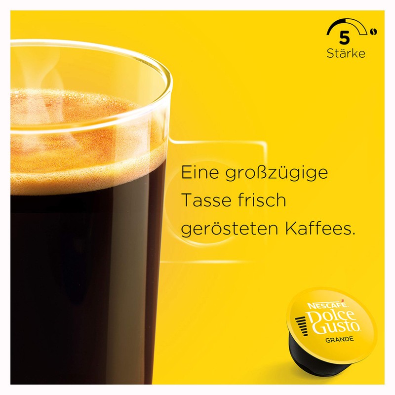 NESCAFÉ Dolce Gusto Grande Coffee Pods, 30 Capsules (30 Servings)