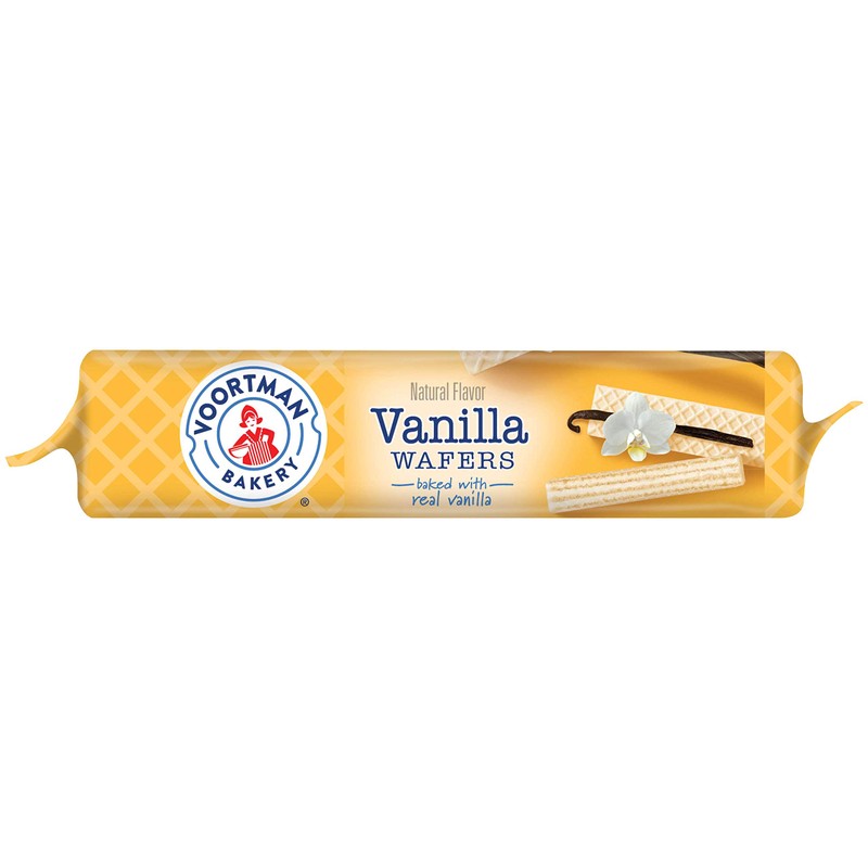 Voortman Bakery Vanilla Wafers, Mega Size, 5.17 oz, Case of