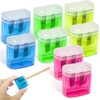 8 PCS Pencil Sharpeners, Sharpeners for School, Manual Double-Hole Pencil