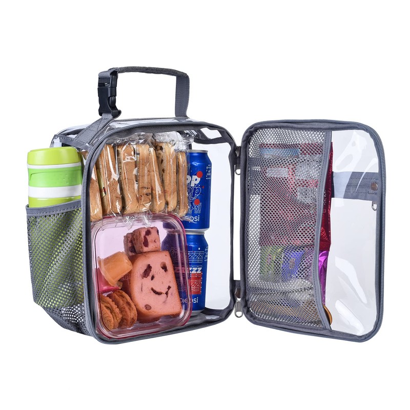 Oraben Stadium Approved Clear Lunch Bag for Sprots Work,Clear Lunch