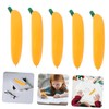 Operitacx 12pcs Banana Shape Ballpoint Pens Multi-function Writing Pens for