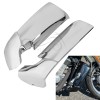 Unbranded Chrome Left Right Radiator Side Cover Panel Shroud For