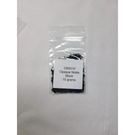 Miyuki Delica 11/0 - Opaque Matte Black- 10 grams (DB0310)