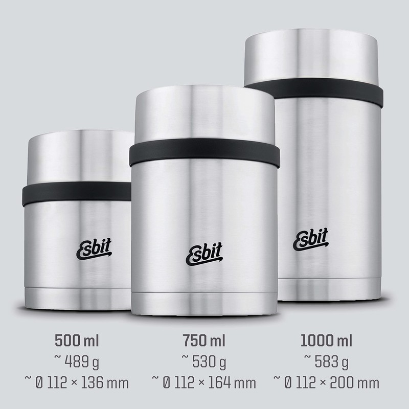 Esbit Sculptor Thermal Food Container 1000 ml Stainless Steel for