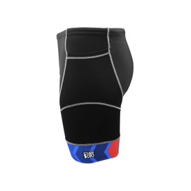 De Soto Men's Riviera Tri Short (RTS3) (Blue Chevron, Small)