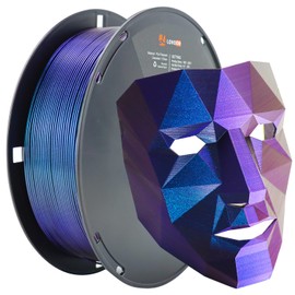 LOVOON 3D PLA Filament 1.75mm, Burnt Titanium 3D Printer Filament Sparkle Subtle Glitter pla Filament, Sparkle Galaxy Purple/Blue-Upgraded,1KG(2.2lb)/Spool