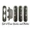 Annie's Home Store Medium Cast Iron Bed Rail Fastener Set