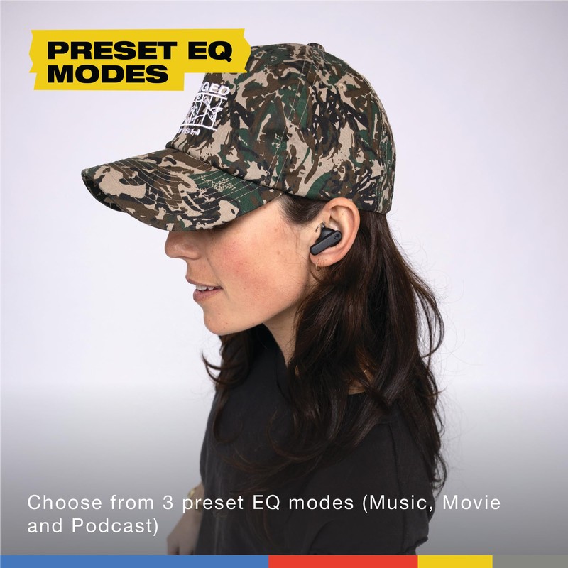 Skullcandy Smokin’ Buds Wireless Earbuds, Bluetooth Headphones, Noise Isolating Fit,