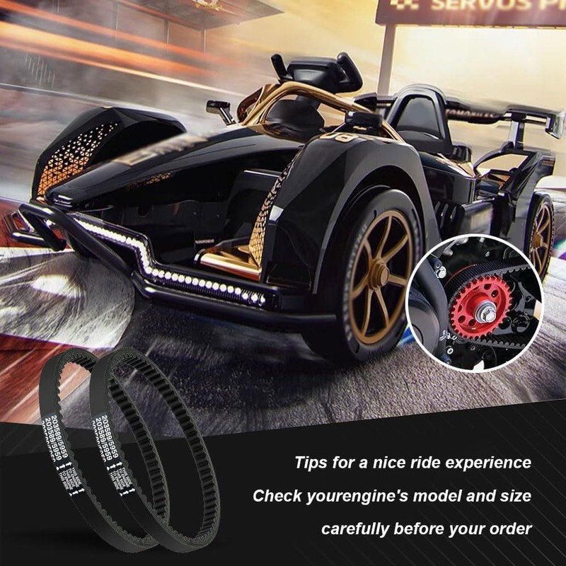 30 Series Go Kart Drive Belt, Torque Converter Belt, KT196