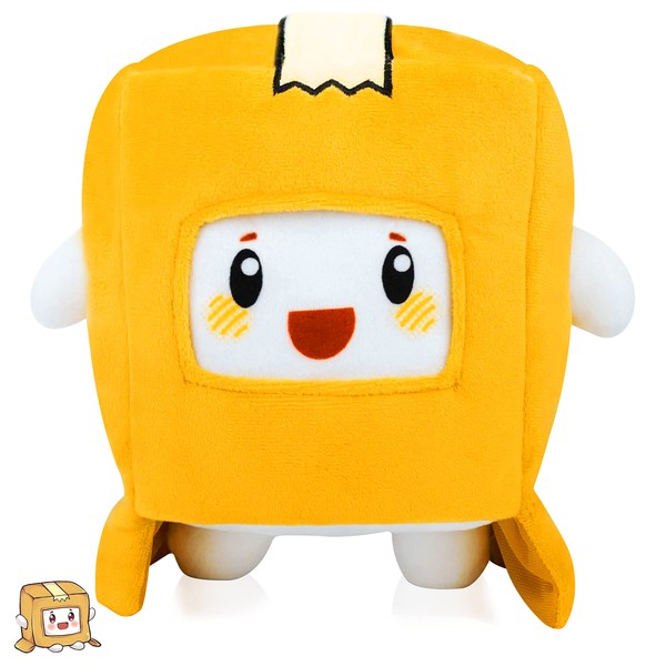 LANKYBOX Plushies Foxy Boxy & Rocky, Lankybox Plush with Detachable Head Mask, Lanky box Kids Toys, Soft Toy Plushie are gifts for Girls, Boys, Kids,Collect the LankyBox Merch