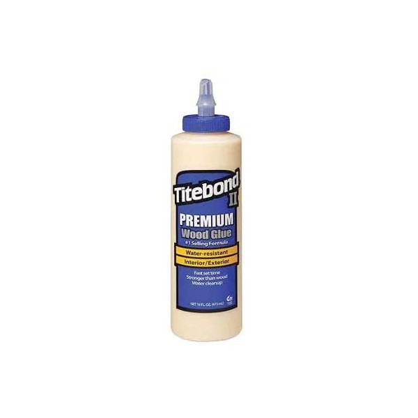 Titebond 5004 II Premium Wood Glue, 16-Ounces - 2 Pack