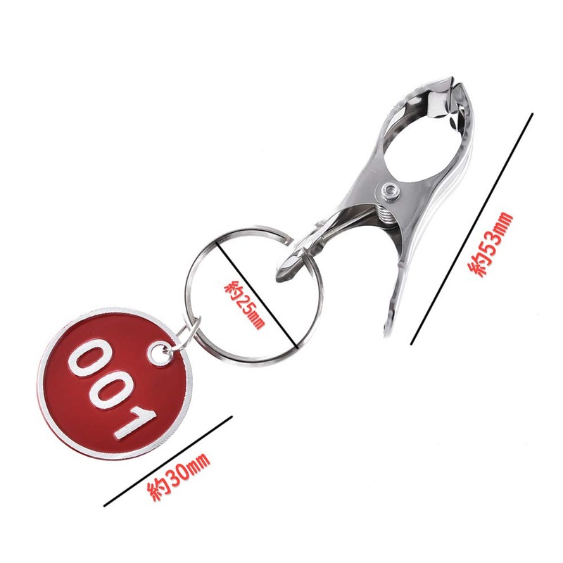 MITUKE Door Number Tag Cloak Locker Number Tag Key Label
