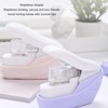 Stapleless Stapler, Hand Press Crimper Paper Stapling Machine, Holeless for