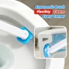 2 Pack Disposable Toilet Brush with 54 Refills, Toilet Bowl