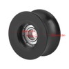 Pulley, 4pcs 0840UU U Type U-Groove Pulley Roller Guide Wheel