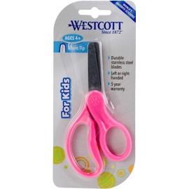 Westcott School Left and Right Handed Kids Scissors, 5", Blunt, Colors Vary (13130)