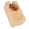 Wooden Coffee Tamper Station Stable Prevent Slip Coffee Tamper Holder