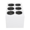 Essential Oil Heater Constant Temperature 6 Compartment Massage Oil Warmer