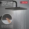 Delta Faucet Modern 14 Series Matte Black Shower Faucet, Tub