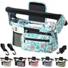 KLERICER Baby Stroller Organizer, Universal Stroller Organizer with Detachable Phone
