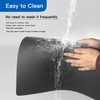KIPTVO Draining Board Mats, Kitchen Super Absorbent Draining Mat, Folding