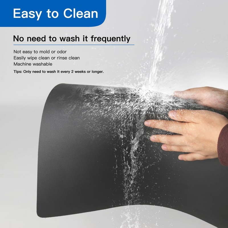 KIPTVO Draining Board Mats, Kitchen Super Absorbent Draining Mat, Folding
