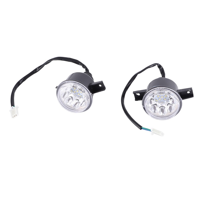 2pcs 12V LED Left Right HeadLight Lamp Fit for Bull