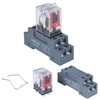 2PCS Electromagnetic Power Relay, 8-Pin 10A 12 AC Relay Coil