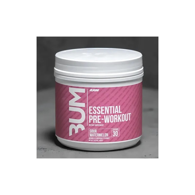 Pre Entreno Cbum Essential Pwo Raw Nutrition 30 Servicios Sabor