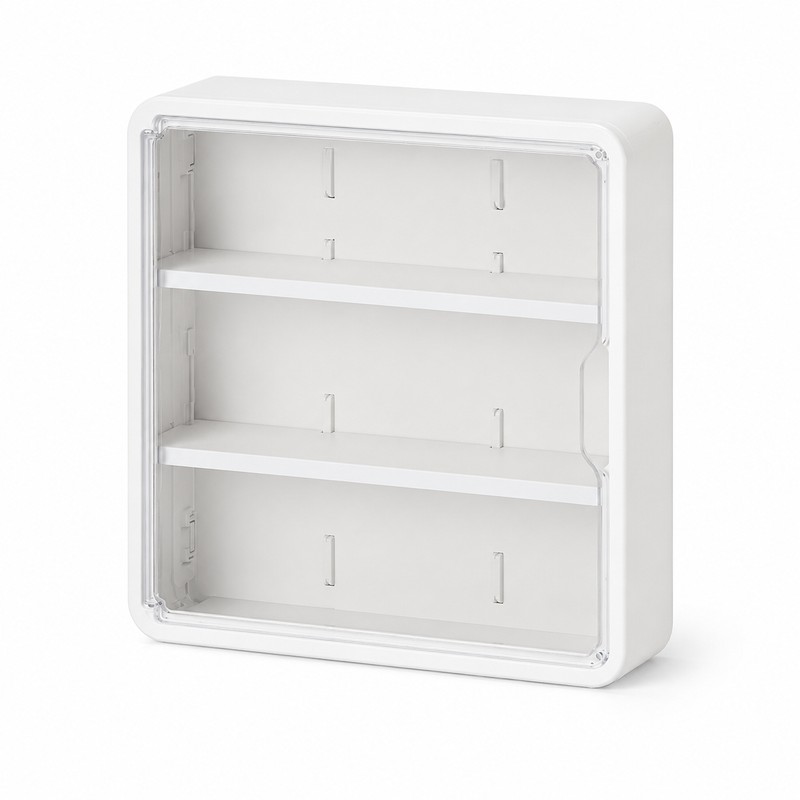 Bathroom Organizer for Cosmetics and Toiletries - Transparent Multi-Layer Display