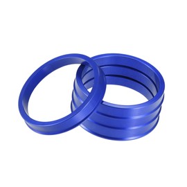 TUCKBOLD Car Hub Centric Rings OD 72.6mm to ID 63.4mm Hub Centric Rings Wheel Bore Center Spacer Aluminum Alloy Blue (Set of 4) Automotive Parts