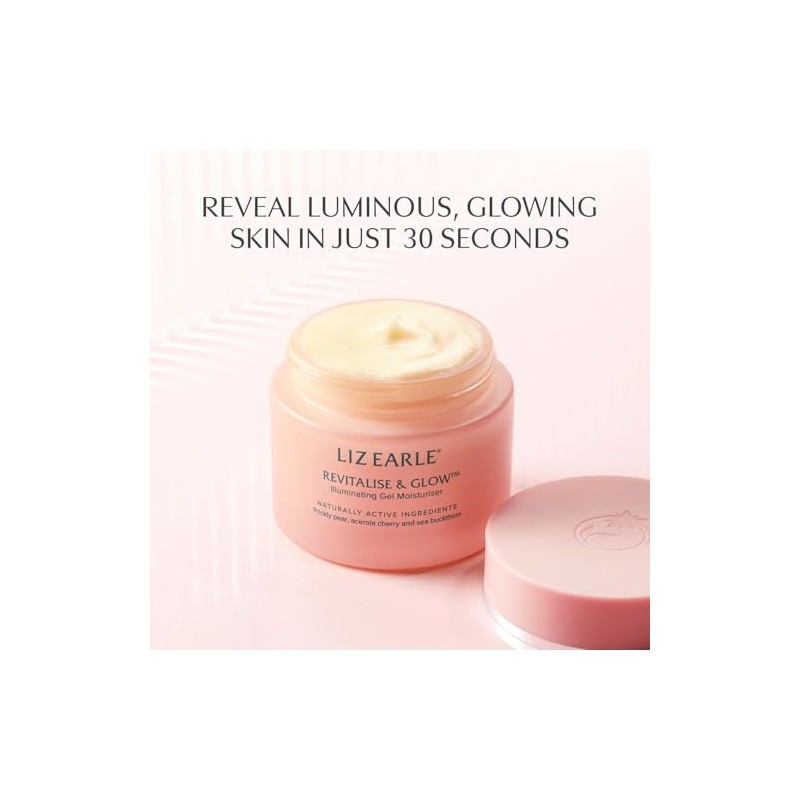 Liz Earle Revitalise & Glow™ Illuminating Gel Moisturiser, 50ml
