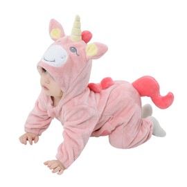 TONWHAR Kid's and Toddler's Costume Baby Animal Outfit Baby Boys' Girls' One-Piece Rompers Jumpsuit(12-18 Months,Unicorn)