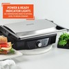 IMUSA Stainless Steel Panini Press Electric with Adjustable Temperature Settings