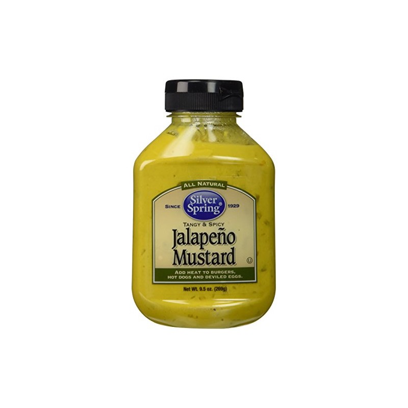 Silver Springs Mustard, Jalapeno, 9.5 oz