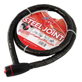 Toruna TOR2002 Motorcycle Wire Lock, Steel Joint, Lightweight Type, Black, Enhanced Security Protection, Includes 2 Keys