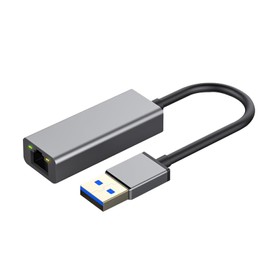 Adaptador de Red USB 3.0 a Ethernet a RJ45, Tarjeta de Red Externa 1000 Mbps, Velocidad de transmisión de 5 Gbps, Compatible con TVBox, MacBook, iMac, Windows XP/Vista/Win7/Win8.1/Win10/Win11 MAC OS