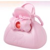 Porta Bolsas de Basura Portátil Rosa de Plástico para Perros
