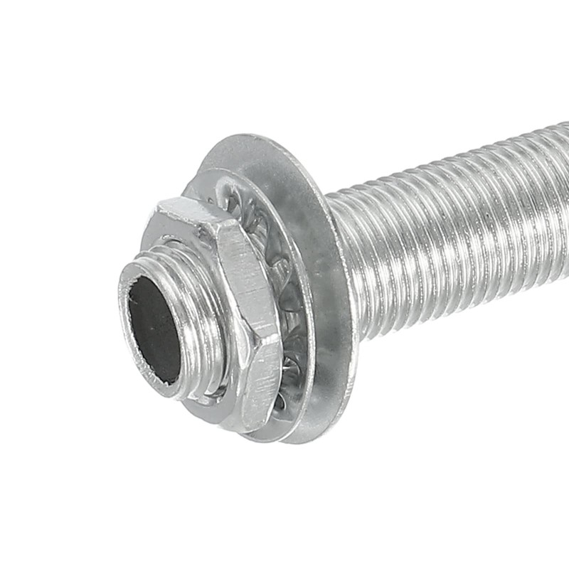 sourcing map 3.9" Lamp Pipe Kit with Lock Nuts Washers