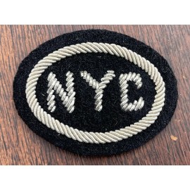NEW YORK CENTRAL BULLION INSIGNIA EMBROIDERED PATCH