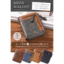 Orsun Men's Wallet, Bifold Stylish, Cool, Compact, Foldable, Thin, Coin Purse, Card Slot, Men's, Camel