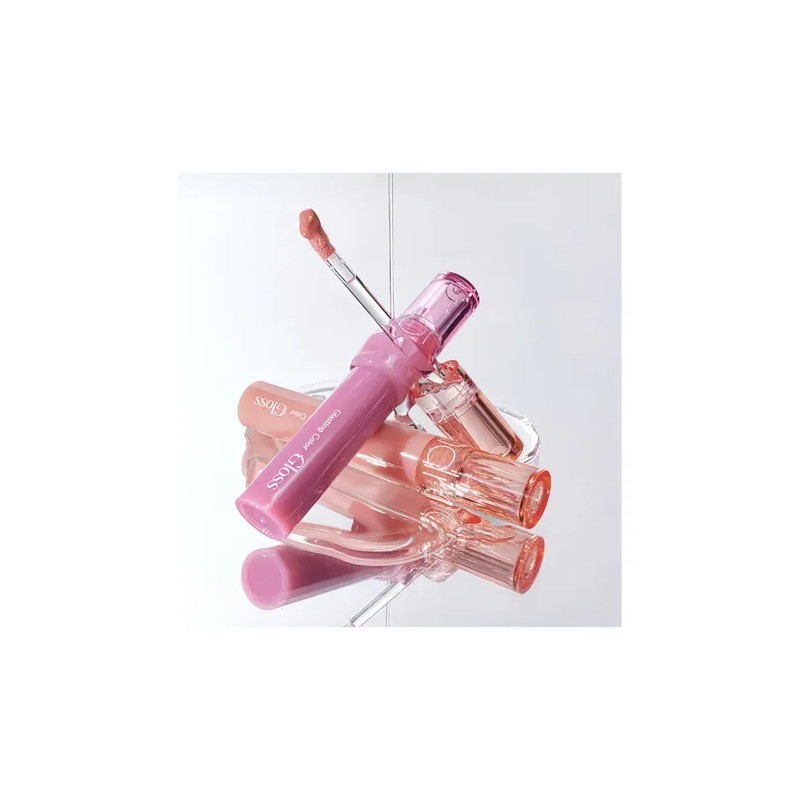 Brillo Labial Rom&nd Glasting Color Gloss para Volumen e Hidratación